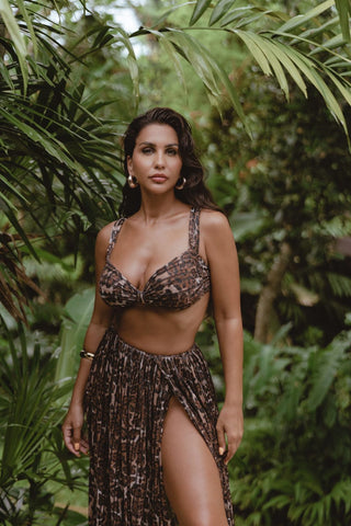 Kiara Leopard Top